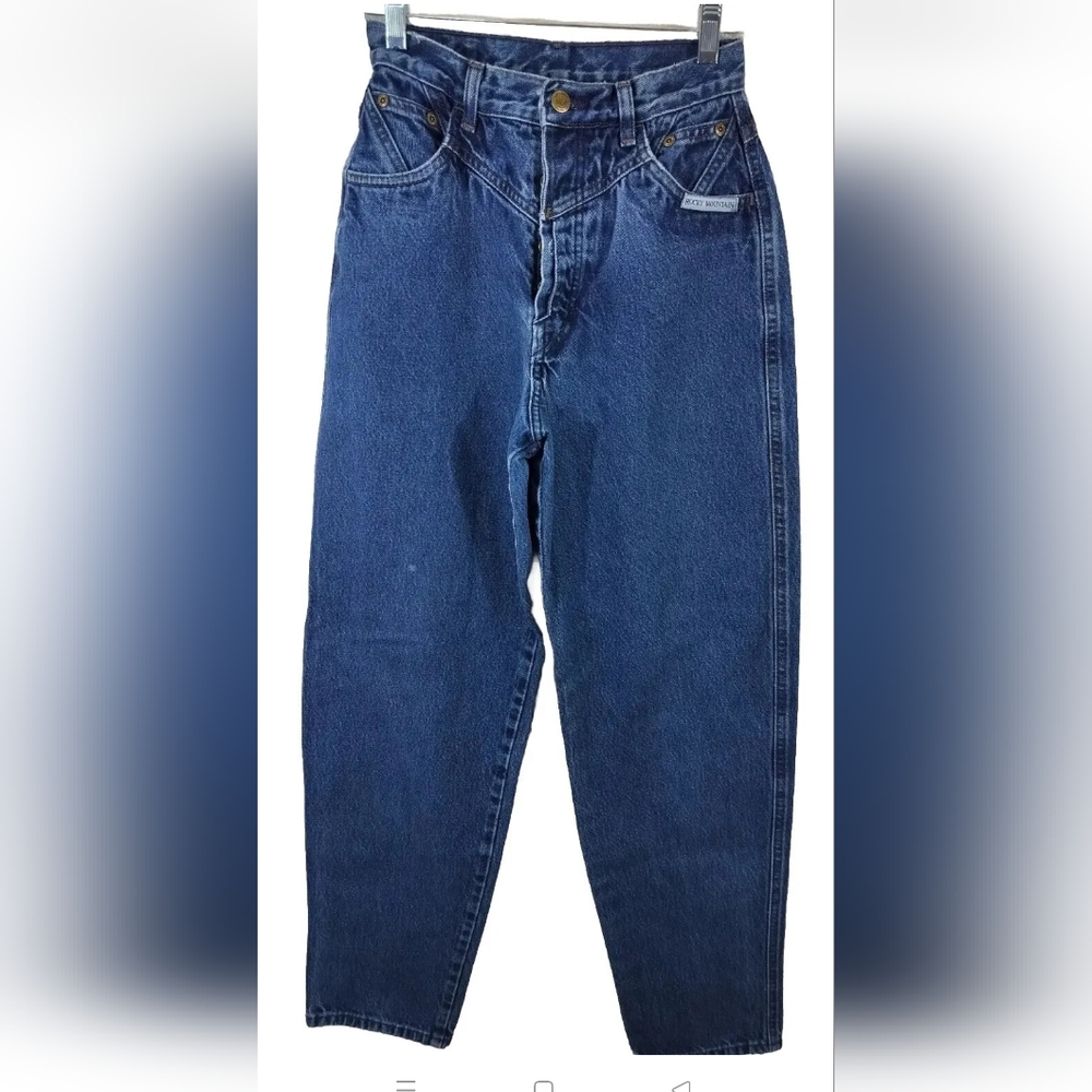 VTG Rocky Mountain Jeans Bareback High Waist Western 90s 80s Cowgirl 23x29 VGC